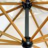 Зонт профессиональный Ø3.5 м Palladio Braccio имитация ироко, слоновая кость Ø3500 мм