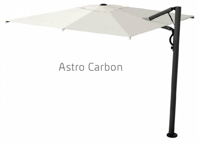 Зонт профессиональный 2.9х2.9 м Astro Carbon графит, слоновая кость 2900х2900 мм
