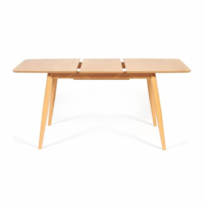 Стол раскладной Pavillion (Павильон) основание бук, столешница мдф, 80x120+40x75см, Натуральный Натуральный основание бук, столешница мдф