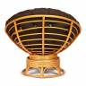 Кресло-качалка PAPASAN/ПАПАСАН w 23/01 B /с подушкой/ 115х78х104 см, Honey (мед), ткань Коричневый, 3М7-147 Honey (мед) Кресло-качалка PAPASAN/ПАПАСАН w 23/01 B /с подушкой/ 115х78х104 см, Honey (мед), ткань Коричневый, 3М7-147 Honey (мед)