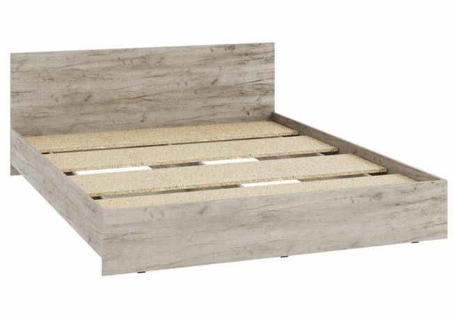 Кровать Адайн КР-160 160х200 дуб крафт серый / дуб крафт серый