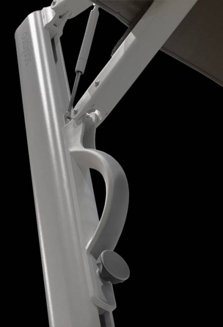 Зонт профессиональный 2.9х2.9 м Astro Titanium титан, слоновая кость 2900х2900 мм