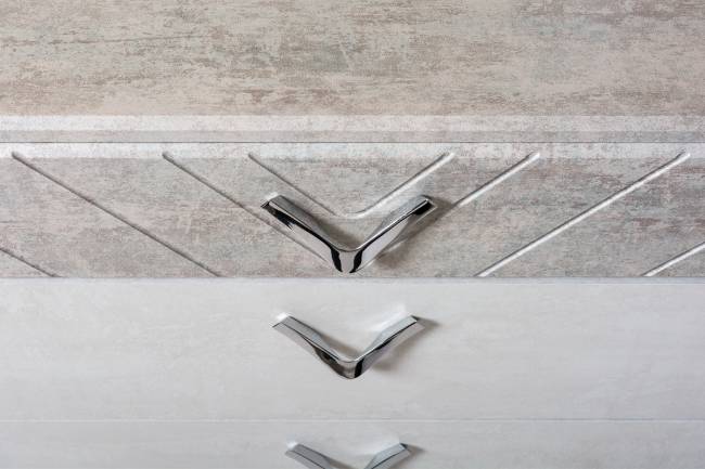 Комод Амели Моби 13.106 цвет шёлковый камень/бетон чикаго беж