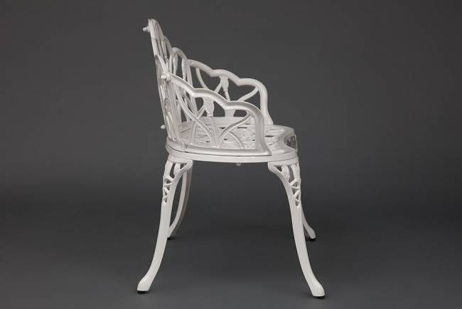 Скамья Secret de Maison Штраус/Strauss алюминиевый сплав, 99хх56х76см, античный белый белый алюминиевый сплав Скамья Secret de Maison Штраус/Strauss алюминиевый сплав, 99хх56х76см, античный белый белый алюминиевый сплав