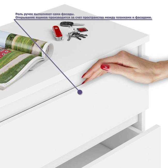 Компьютерный стол Мори МС-1 правый с комодом 4-ре ящика цвет белый Компьютерный стол Мори МС-1 правый с комодом 4-ре ящика цвет белый