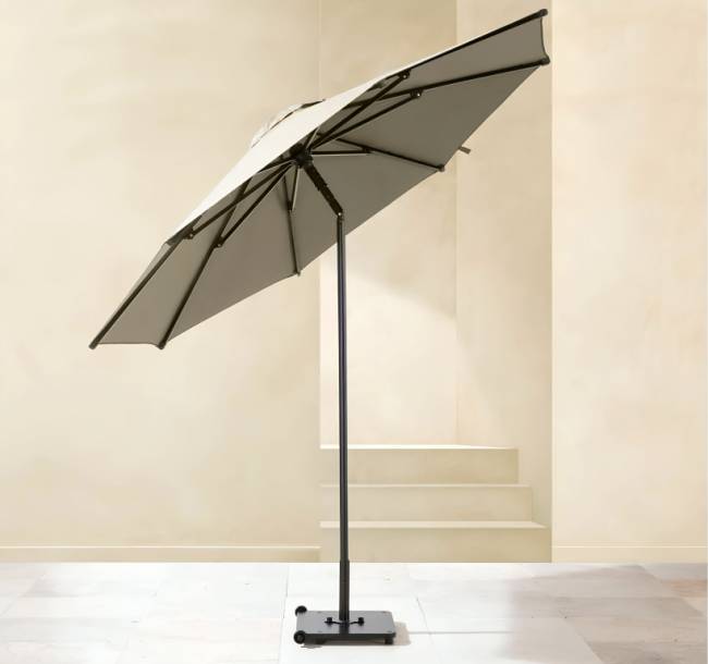 Зонт пляжный профессиональный Ø2.25 м Kiwi Clips бежевый Ø2250 мм Зонт пляжный профессиональный Ø2.25 м Kiwi Clips бежевый Ø2250 мм