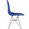 Стул Eames темно-синий, опора металл