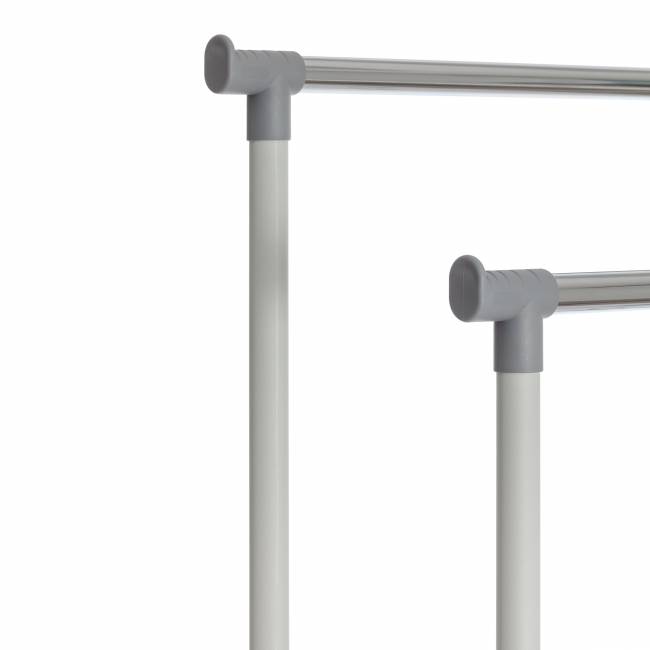 Вешалка JET металл, пластик, 86*44*166 см, темно-серый/светло-серый/хром темно-серый/светло-серый/хром металл, пластик