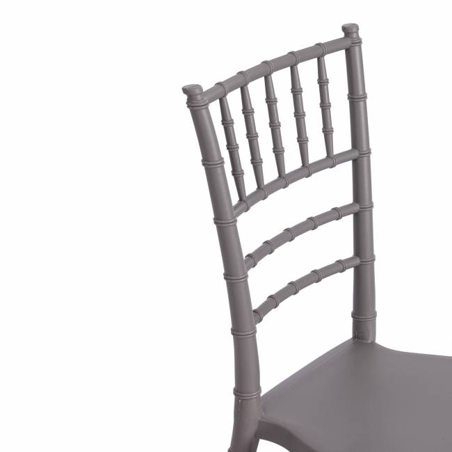 Стул CHAVARI (mod. 101) пластик, 40 х 49 х 88 см, Grey (Cерый) 09 (Комплект из 2 шт.) серый пластик Стул CHAVARI (mod. 101) пластик, 40 х 49 х 88 см, Grey (Cерый) 09 (Комплект из 2 шт.) серый пластик