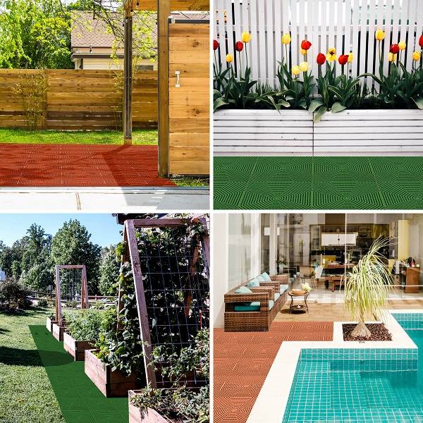 Плитка садовая HELEX терракотовая