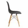 Стул CINDY (EAMES) (mod. 001) / 1 шт. в упаковке дерево бук/металл/сиденье пластик, 51x46x82.5см, черный/black черный/black дерево бук/металл/сиденье пластик