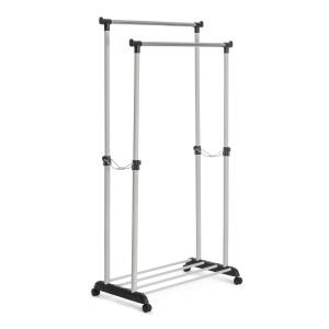 Вешалка JET металл, пластик, 86*44*166 см, черный/светло-серый/хром черный/светло-серый/хром металл, пластик Вешалка JET металл, пластик, 86*44*166 см, черный/светло-серый/хром черный/светло-серый/хром металл, пластик