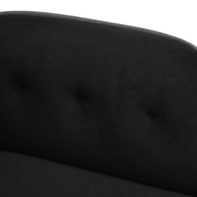 Кресло Madrid/Мадрид флок , черный, 35 черный флок