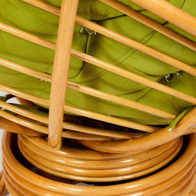 Кресло-качалка PAPASAN/ПАПАСАН w 23/01 B /с подушкой/ 115х78х104 см, Honey (мед), флок Олива, 23 Honey (мед) Кресло-качалка PAPASAN/ПАПАСАН w 23/01 B /с подушкой/ 115х78х104 см, Honey (мед), флок Олива, 23 Honey (мед)