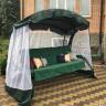 Матрас для садовых качелей МАЛИБУ, зелёный, 180 см