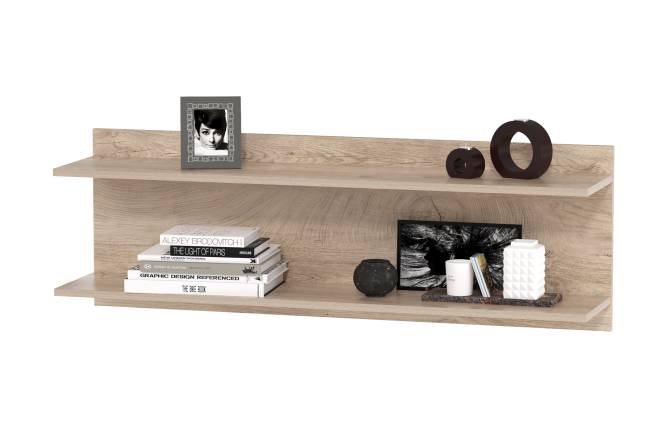 Два стола с полками Бостон цвет дуб эндгрейн элегантный