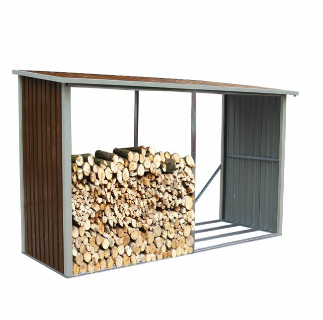 Дровница-Склад для дров, шоколадный Дровница-Склад для дров, шоколадный