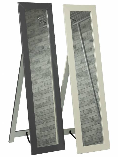 Зеркало напольное BeautyStyle 8 серый графит 138 см х 35 см