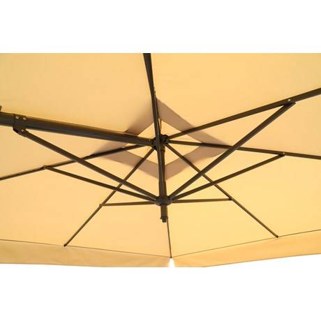Зонт квадратный от солнца на боковой опоре 3,0 м
