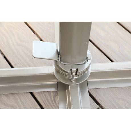 Зонт квадратный от солнца на боковой опоре 3,0 м