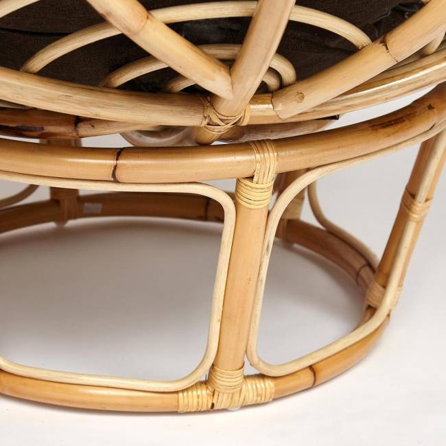 Кресло PAPASAN ECO/ПАПАСАН ЭКО P115-1/SP STD /c подушкой, ремешками/ диаметр подушки 125 см, 115x101x92 см, Natural (натуральный), ткань Коричневый, 3М7-147 Natural (натуральный) Кресло PAPASAN ECO/ПАПАСАН ЭКО P115-1/SP STD /c подушкой, ремешками/ диаметр подушки 125 см, 115x101x92 см, Natural (натуральный), ткань Коричневый, 3М7-147 Natural (натуральный)