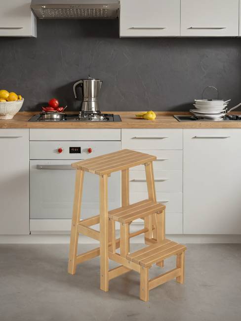 Табурет- стремянка бук