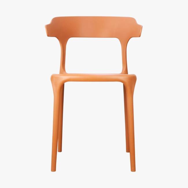 Стул пластиковый Nova терракотовый