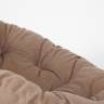 Кресло PAPASAN ECO/ПАПАСАН ЭКО P115-1/SP STD /c подушкой, ремешками/ Natural (натуральный), экошерсть Коричневый, 1811-5