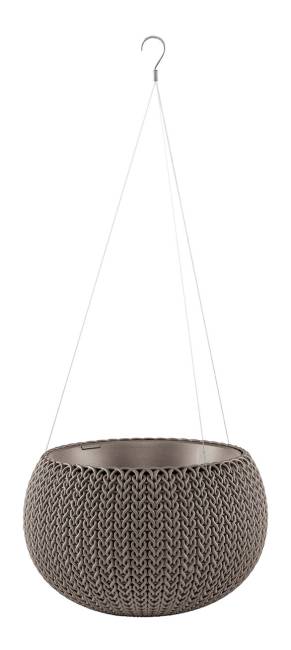 Кашпо Cozies S подвесное коричневый Кашпо Cozies S подвесное коричневый