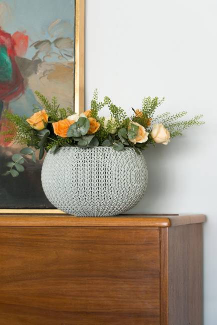 Кашпо Cozies S подвесное коричневый Кашпо Cozies S подвесное коричневый