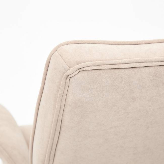 Кресло YORK флок , бежевый, 7 бежевый флок Кресло YORK флок , бежевый, 7 бежевый флок