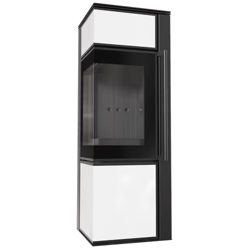 Печь Kratki PRO TORA/S, 8 кВт, белое стекло