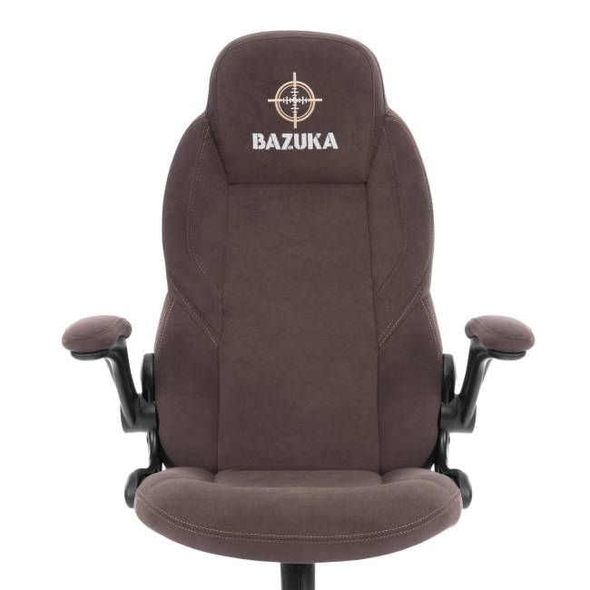 Кресло BAZUKA metalBL велюр, коричневый, 6 коричневый велюр