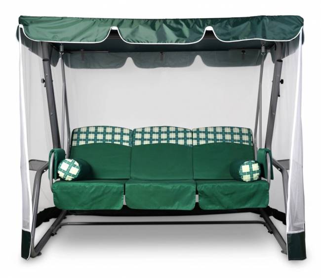 Тент-крыша + москитная сетка 76-е Люкс 244х142х170, зеленый Тент-крыша + москитная сетка 76-е Люкс 244х142х170, зеленый