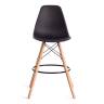 Стул барный Cindy Bar Chair (mod. 80-1) / 1 шт. в упаковке дерево бук/металл/пластик, 50 х 51 х 109 см, Black (Черный) 3010/ натуральный черный