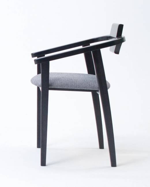 Стул-кресло Челси ПМ чёрный/графит