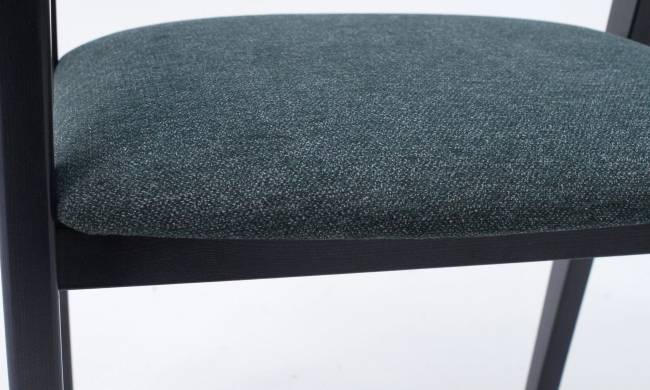 Стул-кресло Челси ПМ чёрный/зелёный