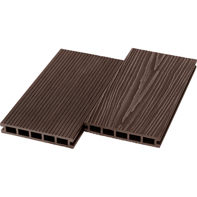 Террасная доска из ДПК UnoDeck Ultra, 150х24х3000/4000 3000, Венге Террасная доска из ДПК UnoDeck Ultra, 150х24х3000/4000 3000, Венге