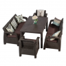 Комплект мебели YALTA BIG FAMILY SOFA 8 SET
