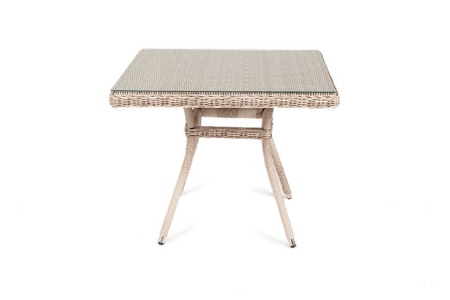 "Айриш" стол плетеный из искусственного ротанга, цвет бежевый