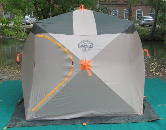Палатка для зимней рыбалки Митек Омуль-Куб 1