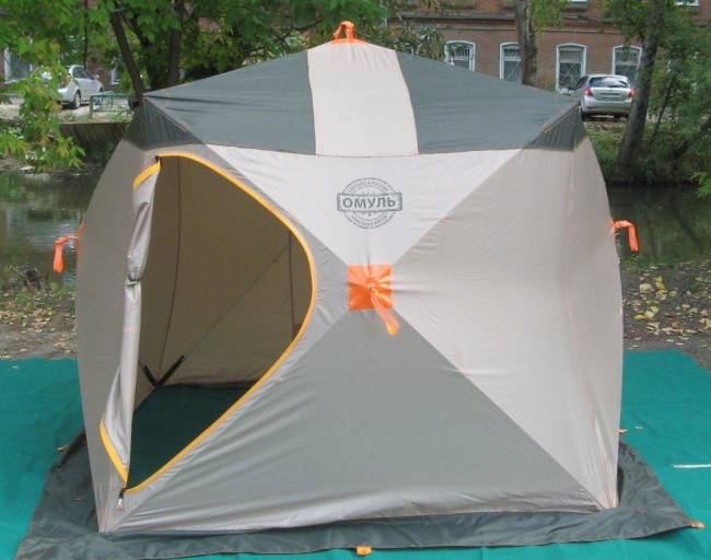 Палатка для зимней рыбалки Митек Омуль-Куб 1