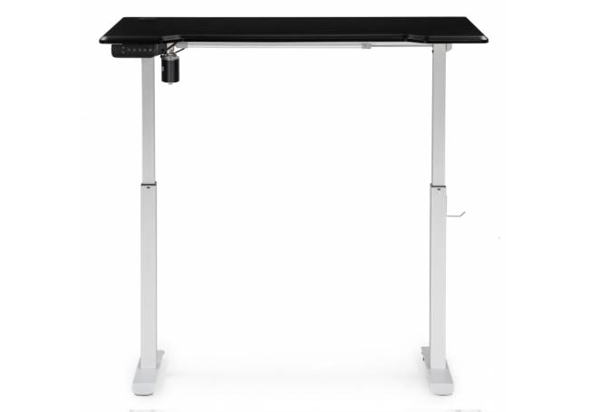 Маркос с механизмом подъема 120х75х75 черная шагрень / белый