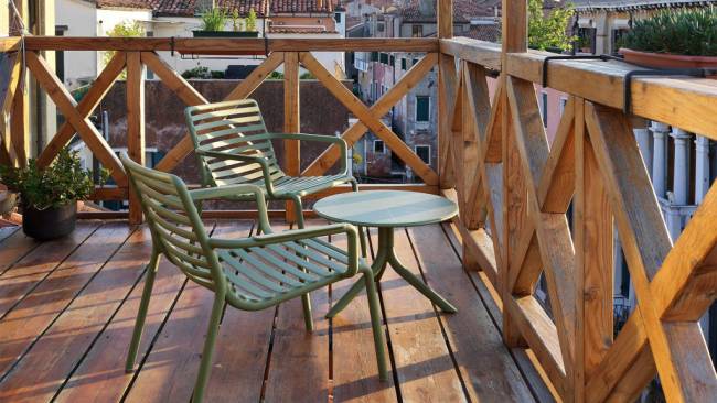 Лаунж-кресло пластиковое Doga Relax агава 700х755х760 мм