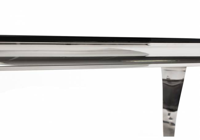 Стол стеклянный Sondal 160 см черный