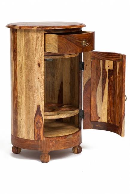 Бар Бомбей -1769   палисандр, 76,5хD45см, натуральный (natural) Natural (натуральный) палисандр