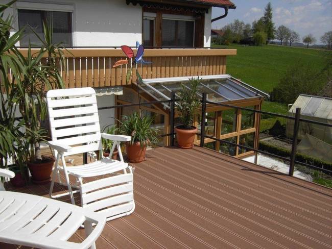 Террасная доска DECKRON (Декрон), 28*153*6000 мм, коричневый