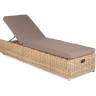 "Рим" шезлонг с подушкой, цвет соломенный "Рим" шезлонг с подушкой, цвет соломенный
