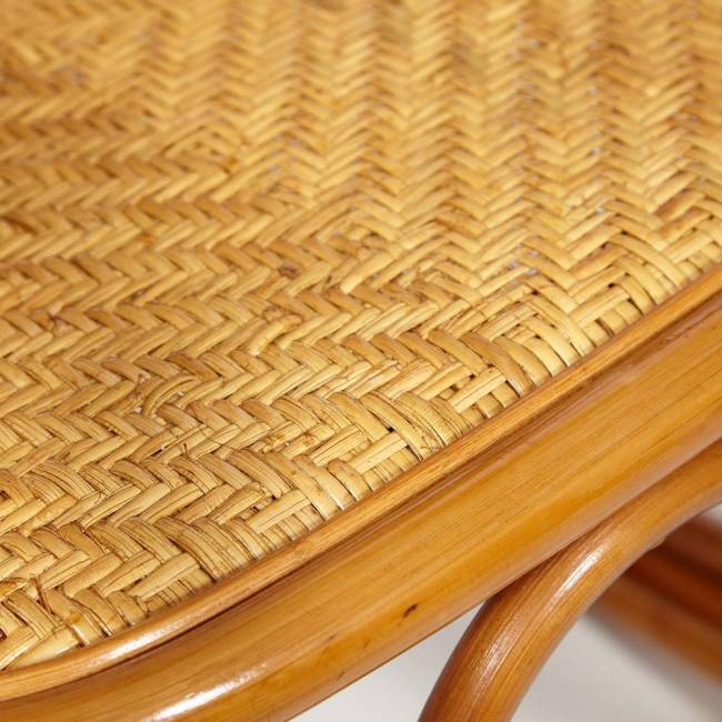 Кресло-качалка MILANO (разборная) / без подушки / ротанг top quality, 58x136x103 см, Cognac (коньяк) Cognac (коньяк) ротанг top quality
