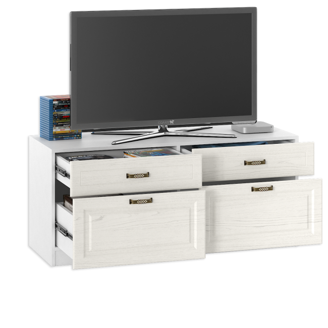 Тумба Ливерпуль цвет ясень ваниль/белый